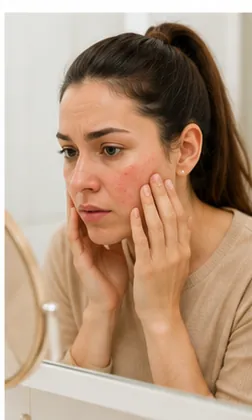 Cold sores and antiviral treatment